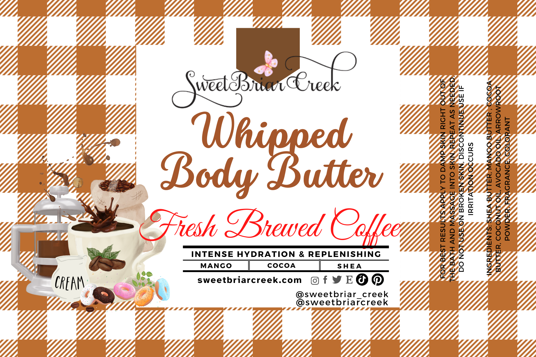 Fresh Brewed Coffee Whipped Body Butter