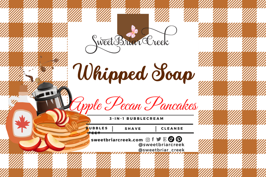 Apple Pecan Pancakes Whipped Soap & Shaving Cream