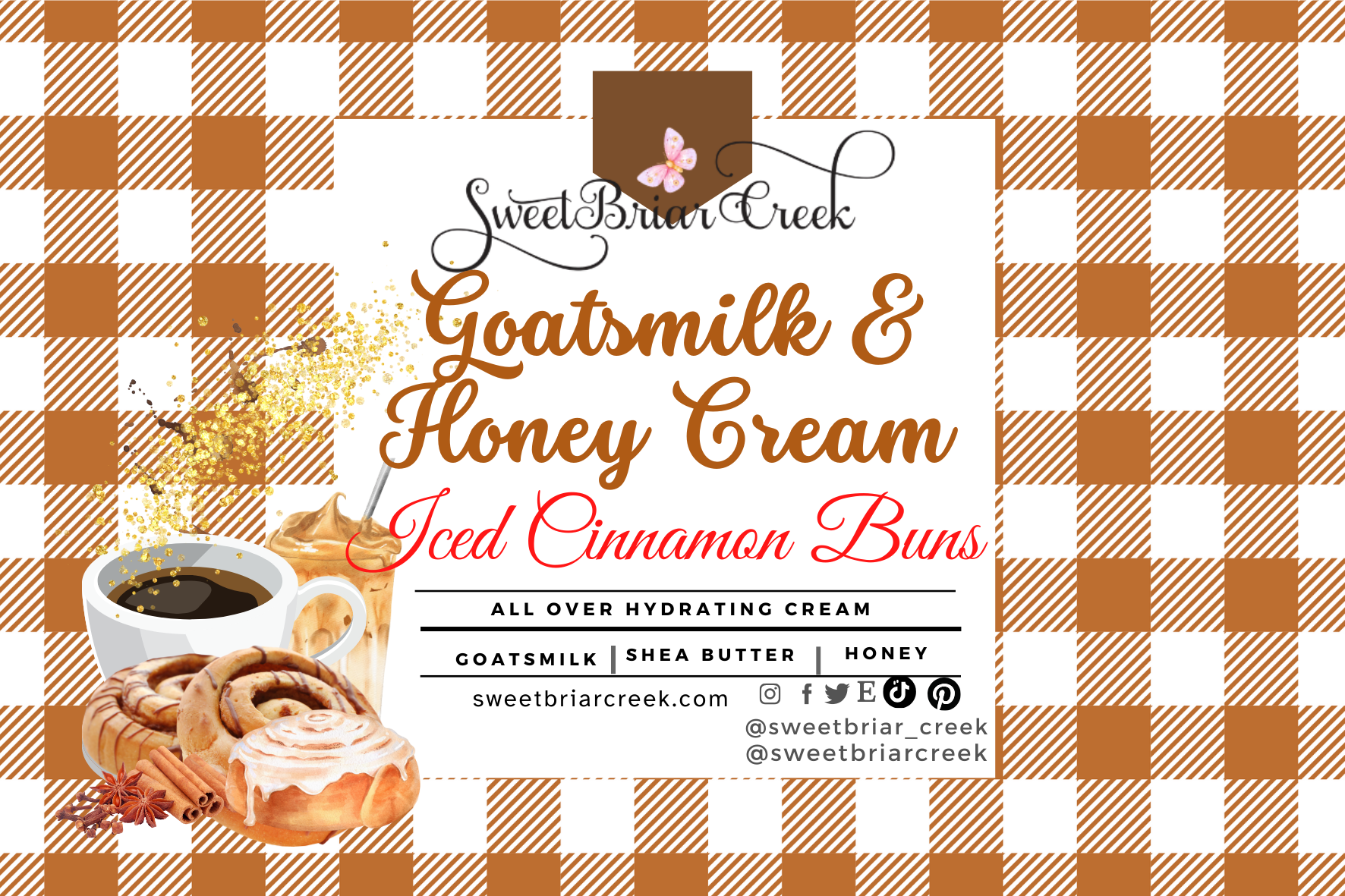 Iced Cinnamon Buns Goat Milk & Honey Body Creme