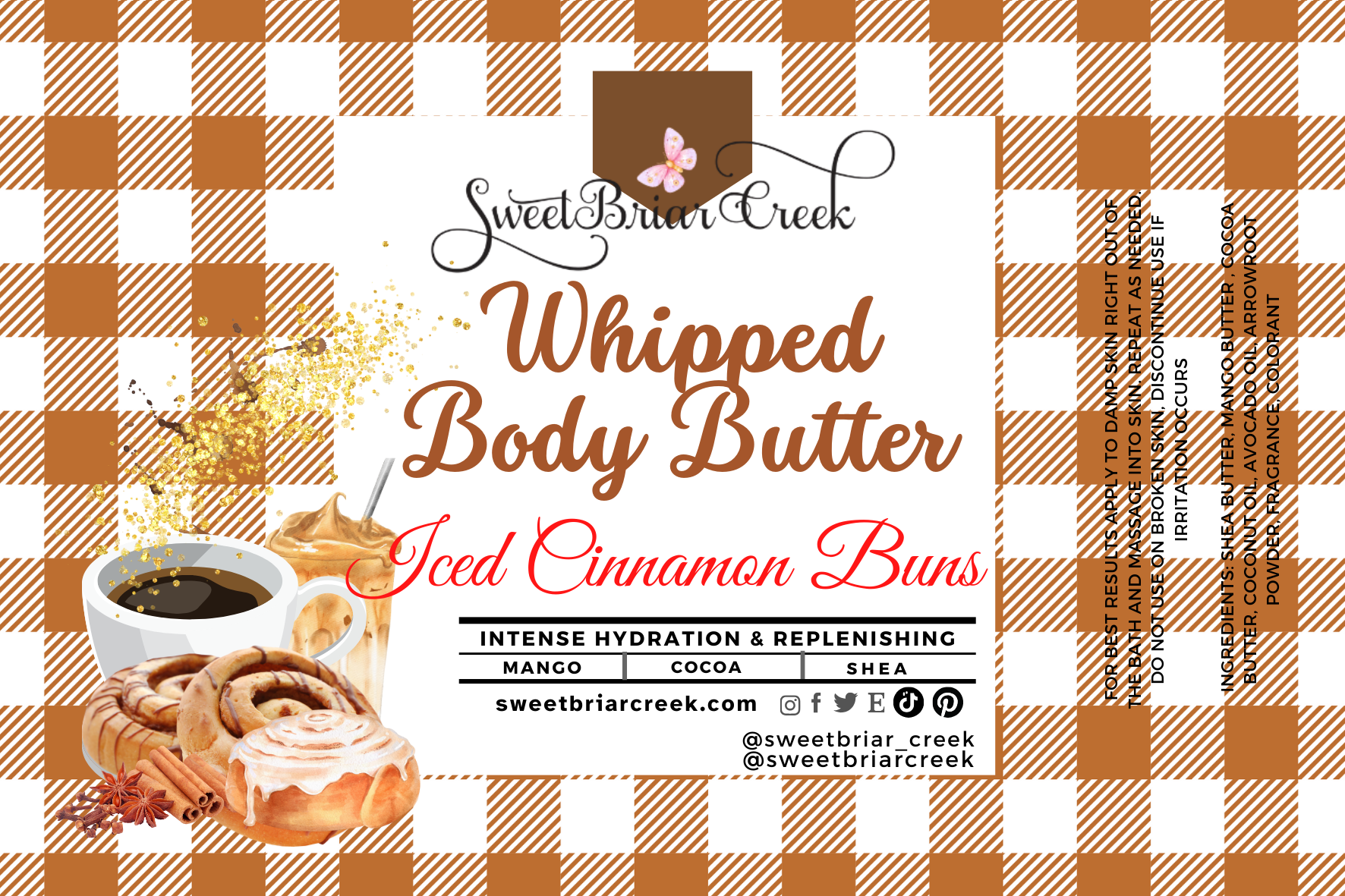 Iced Cinnamon Buns Whipped Body Butter