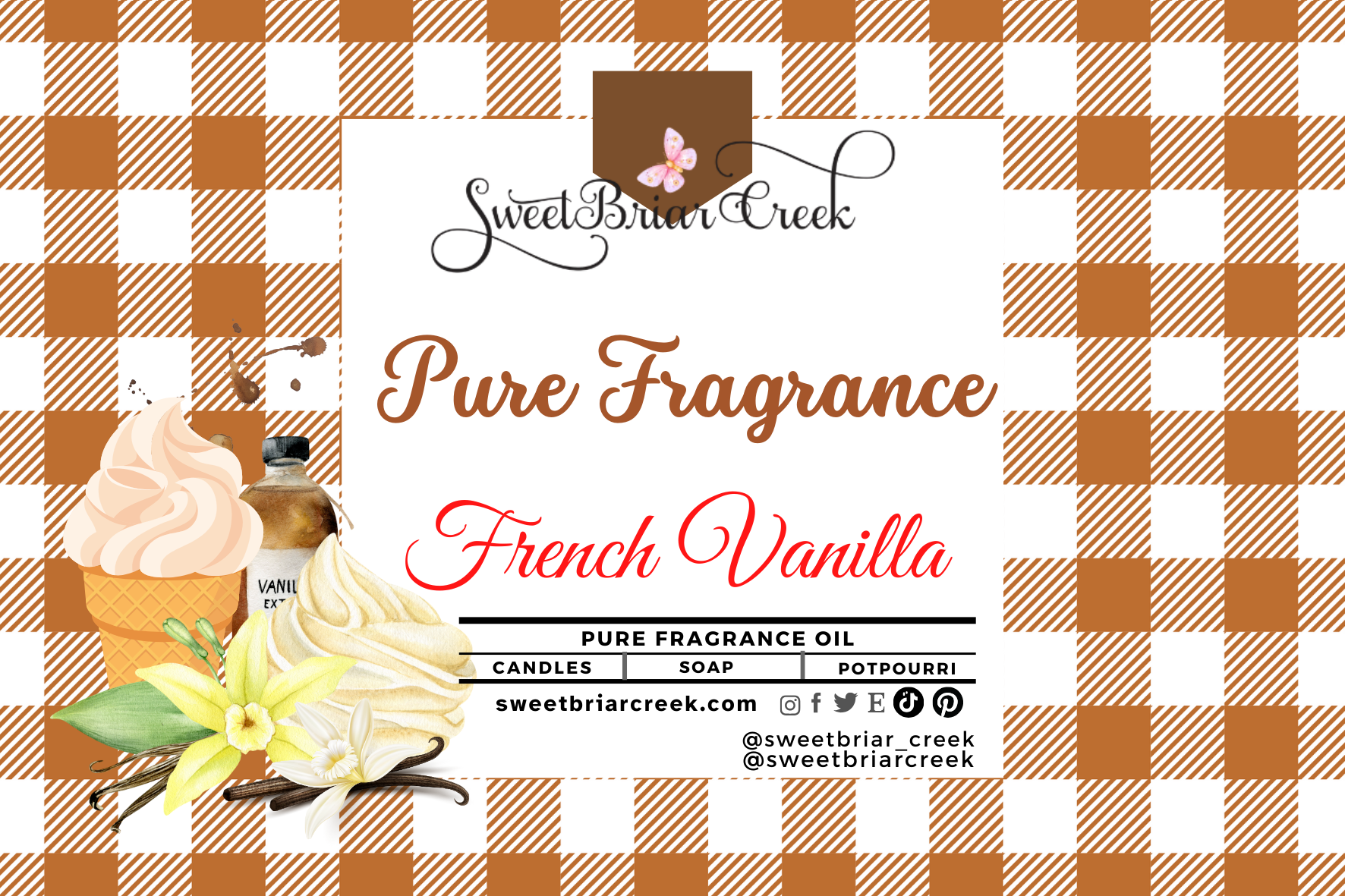 French Vanilla Pure Fragrance Oil