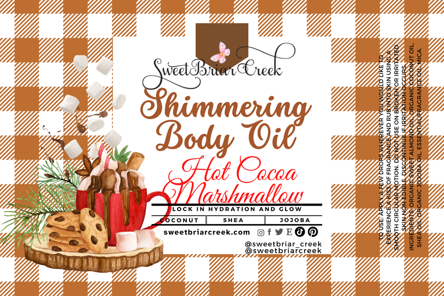 Hot Cocoa Marshmallow Shimmering Body Oil