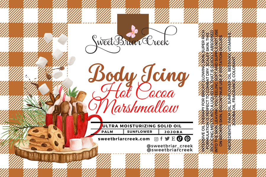 Hot Cocoa Marshmallow Body Icing