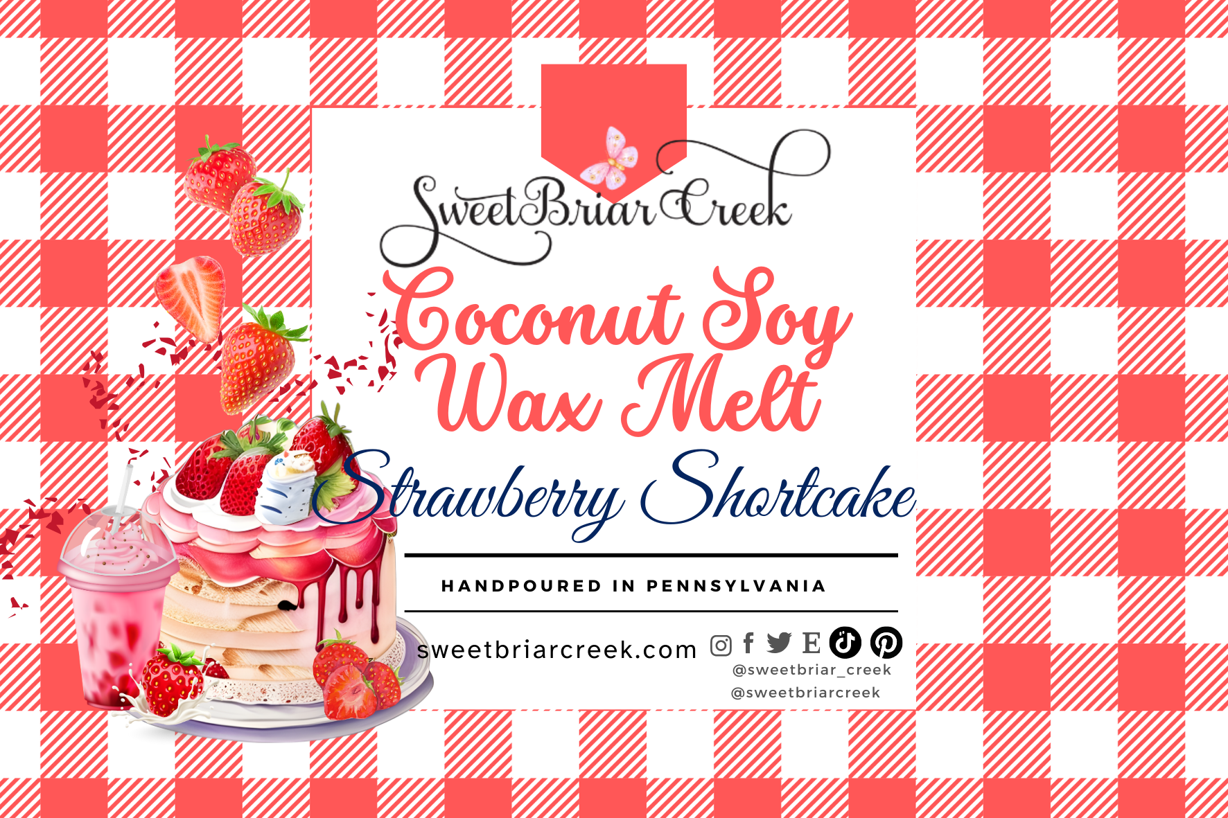 Strawberry Shortcake Wax Melts