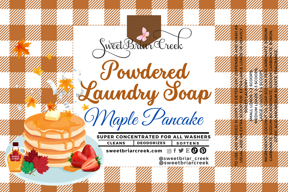 Maple Pancakes Powdered Laundry Soap