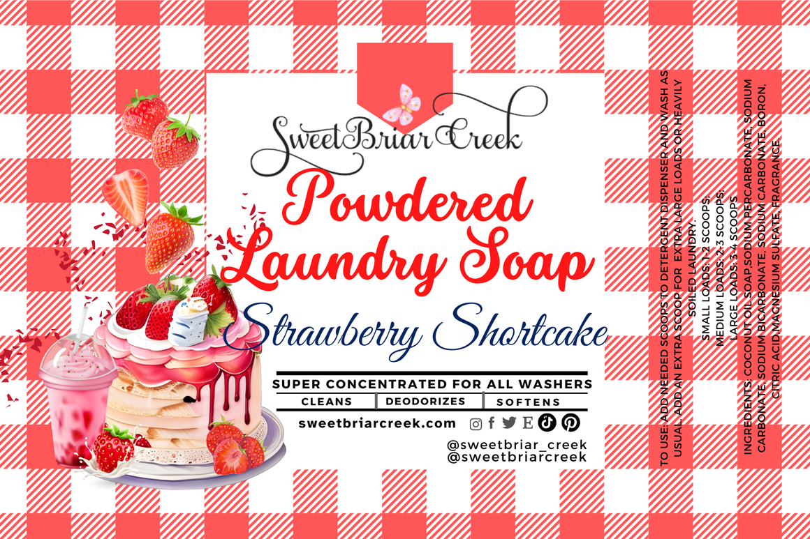 Strawberry Shortcake Powdered Laundry Soap