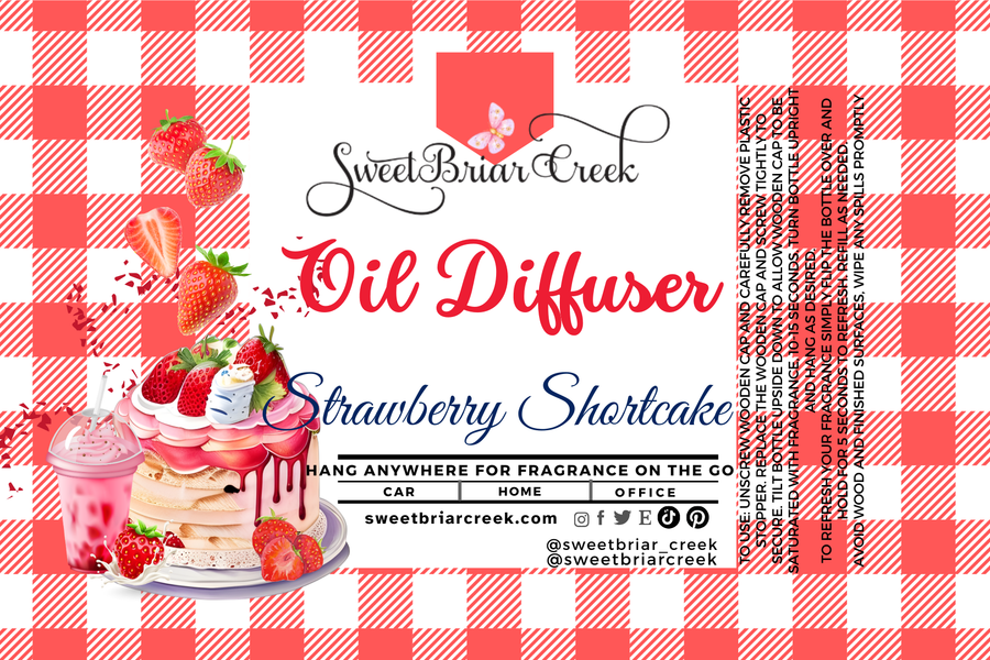 Strawberry Shortcake Hanging Car Diffuser & Refills