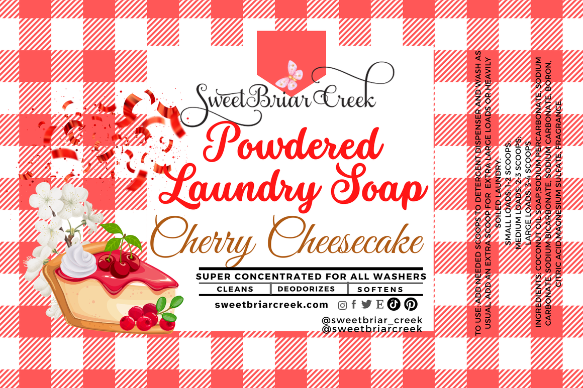 Cherry Cheesecake Powdered Laundry Soap