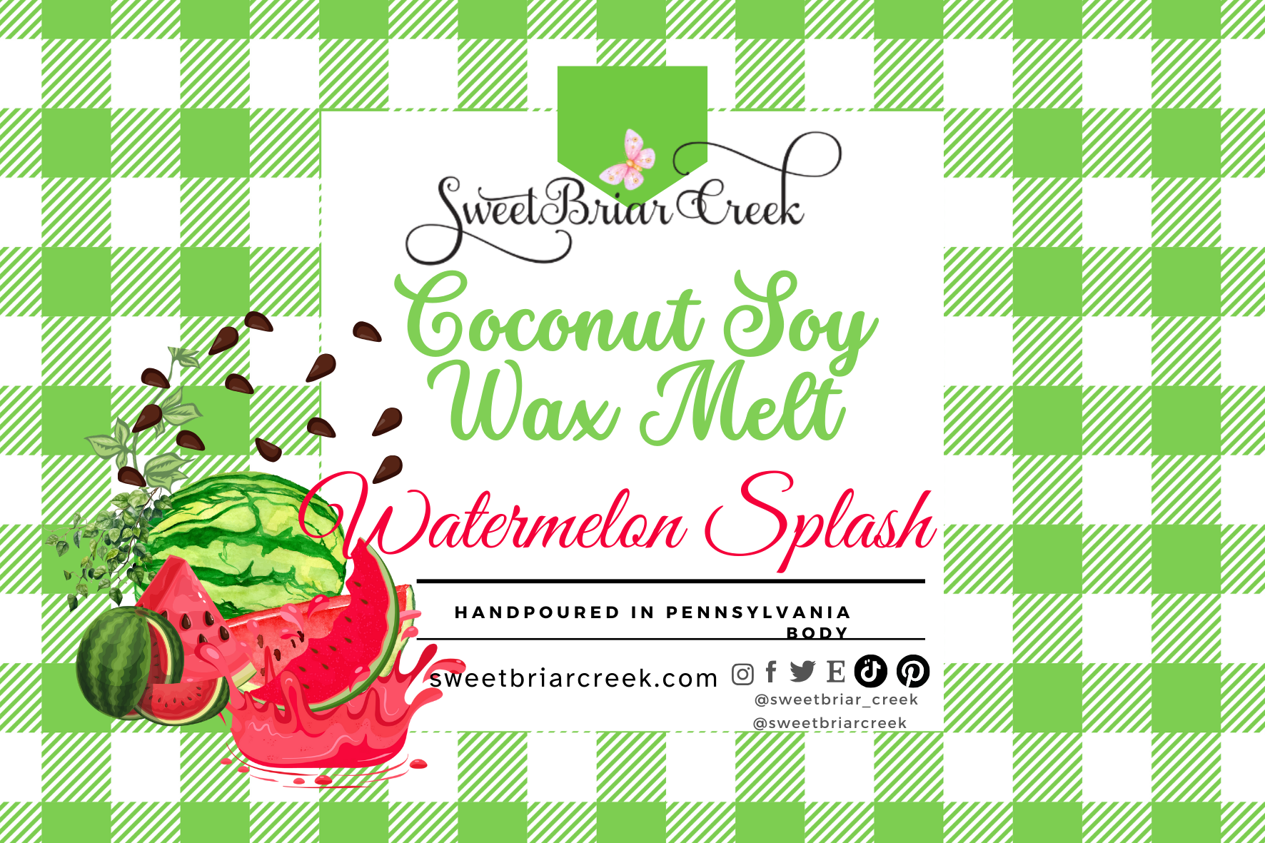 Watermelon Splash Wax Melts