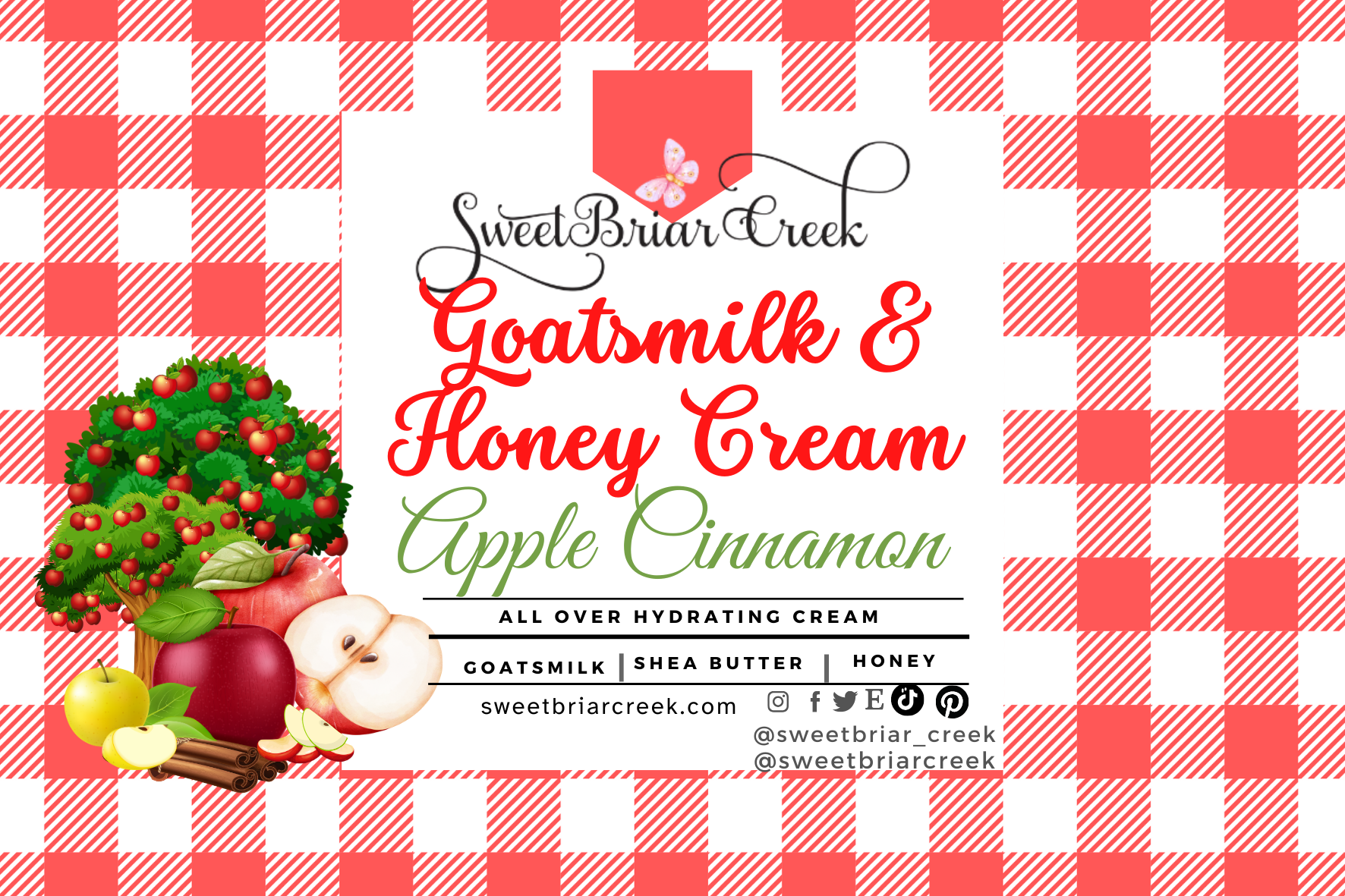 Apple Cinnamon Goat Milk & Honey Body Creme