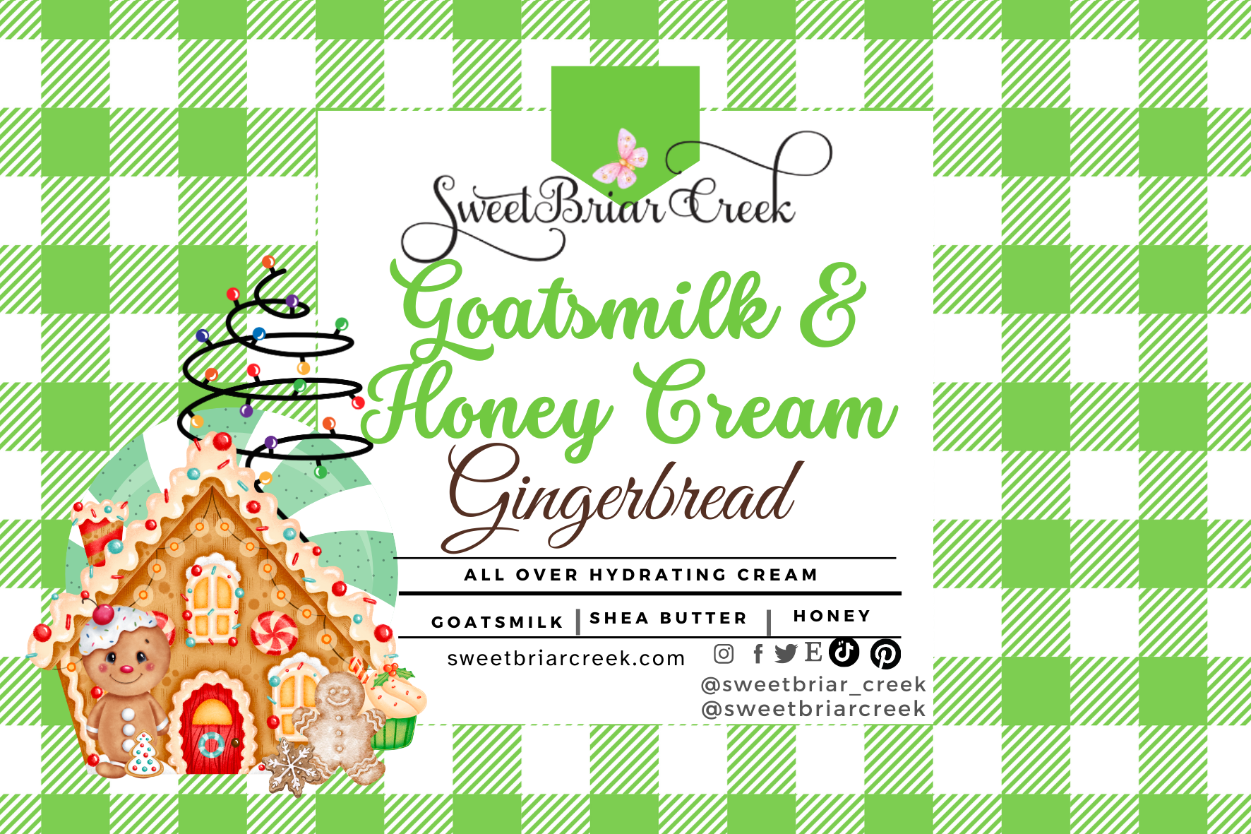 Gingerbread Goat Milk & Honey Body Creme