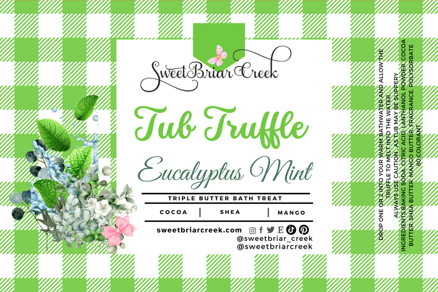 Eucalyptus Mint Bath Butter Tub Truffles