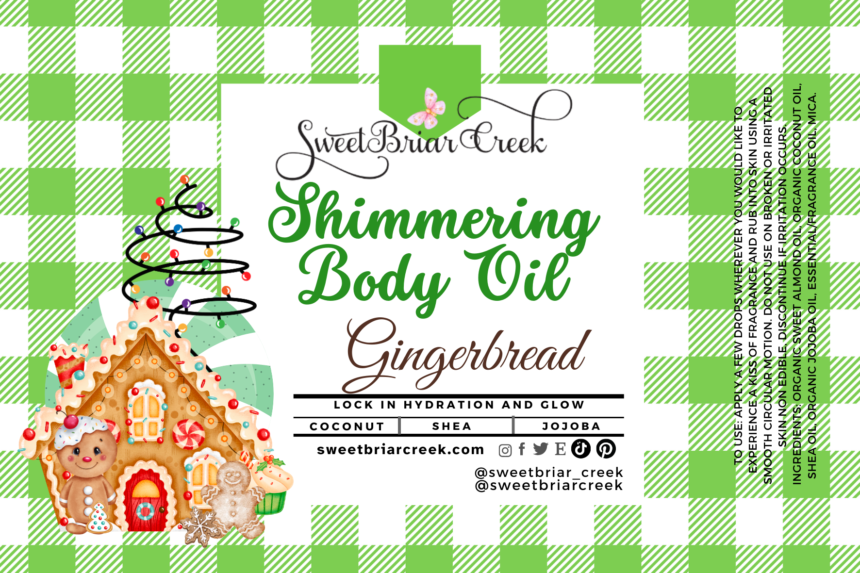 Gingerbread Shimmering Body Oil