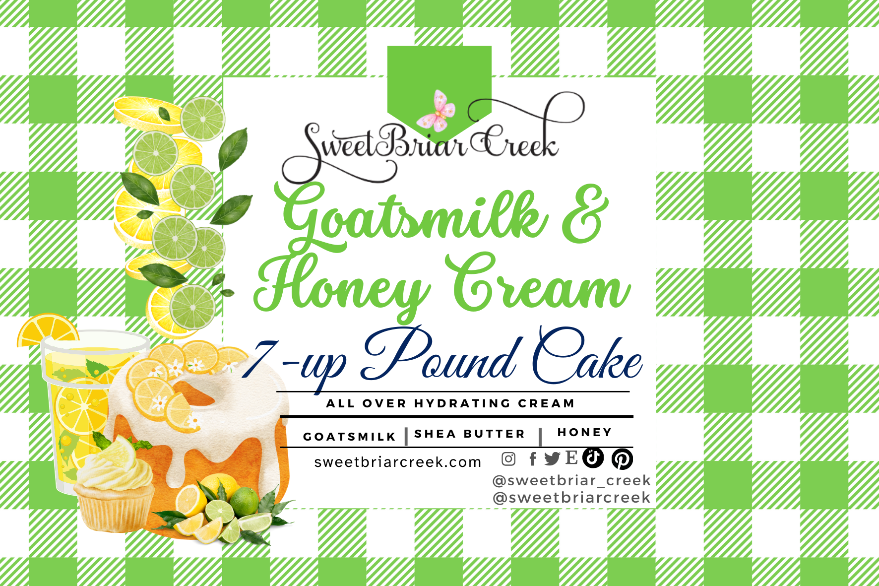 7-UP Pound Cake Goat Milk & Honey Body Creme
