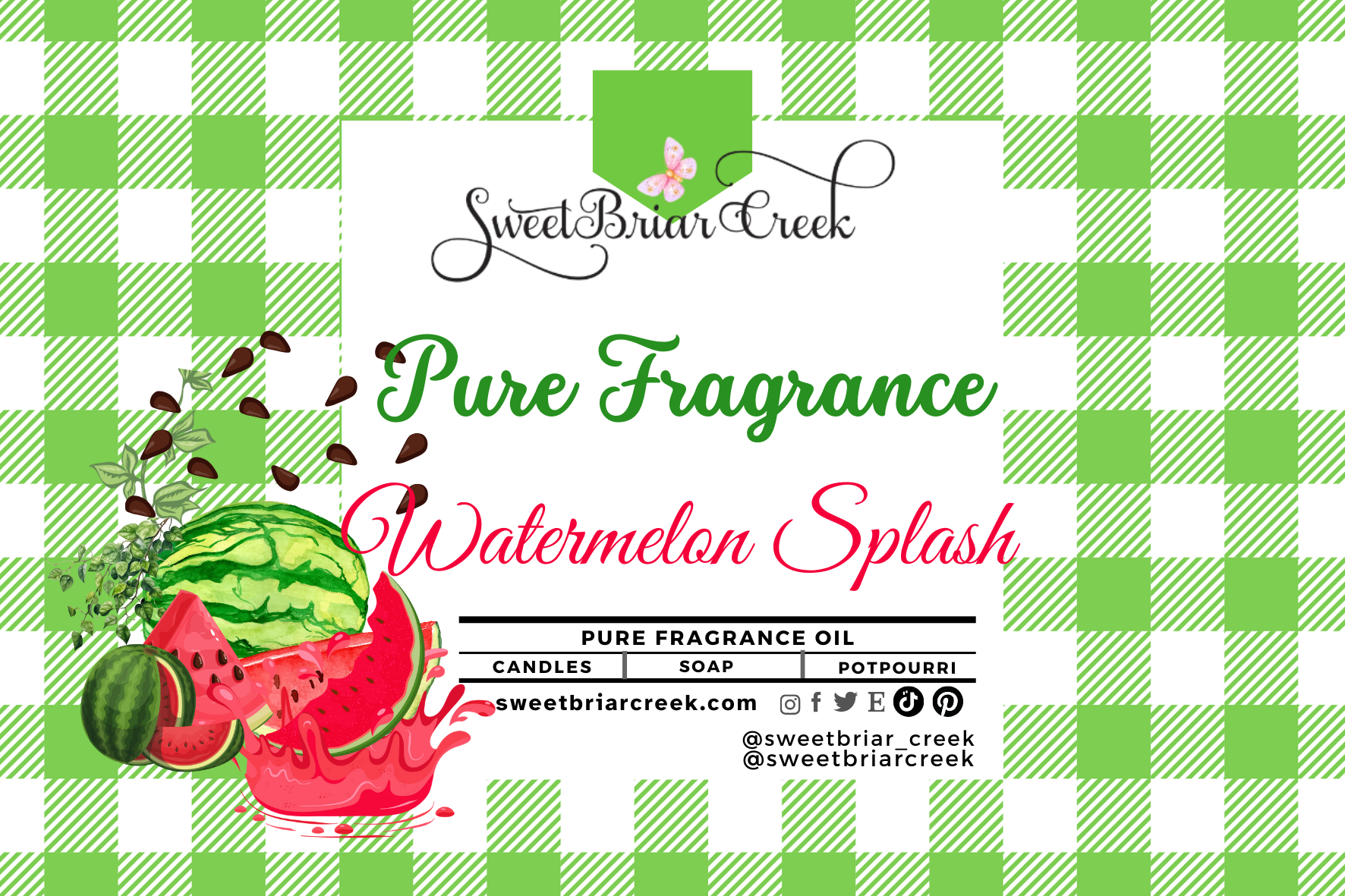 Watermelon Splash Pure Fragrance Oil