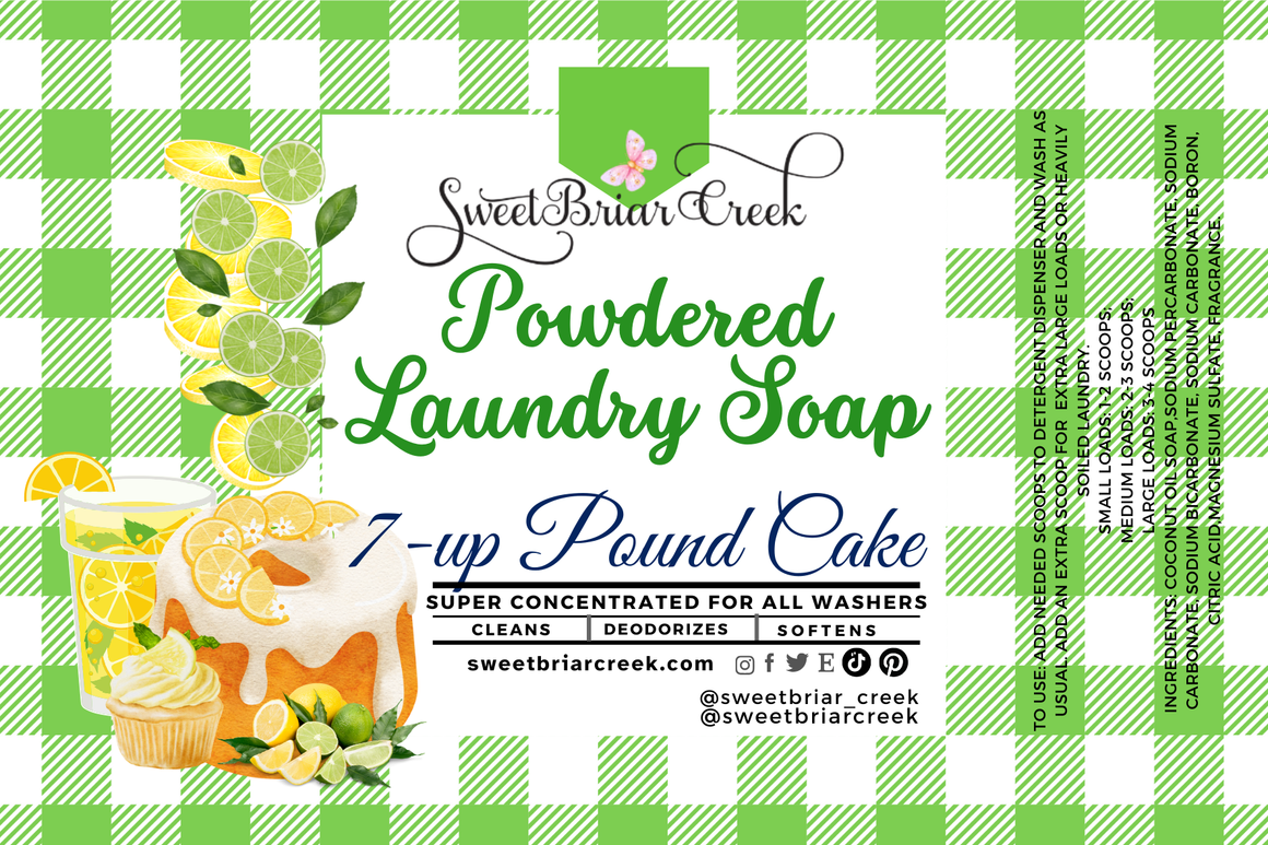 7-UP Pound Cake Powdered Laundry Soap