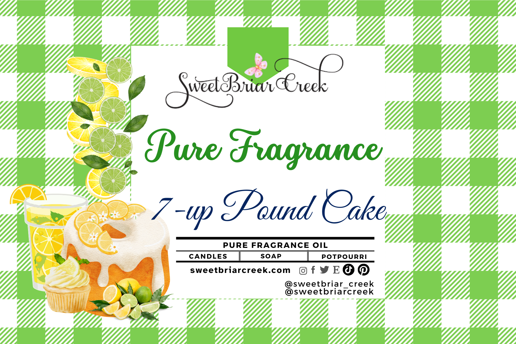 7-up Pound Cake Pure Fragrance Oil