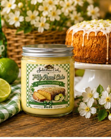 7-up Pound Cake Coconut Soy Candle