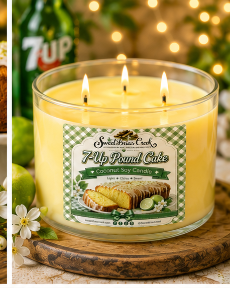 7-up Pound Cake Coconut Soy Candle