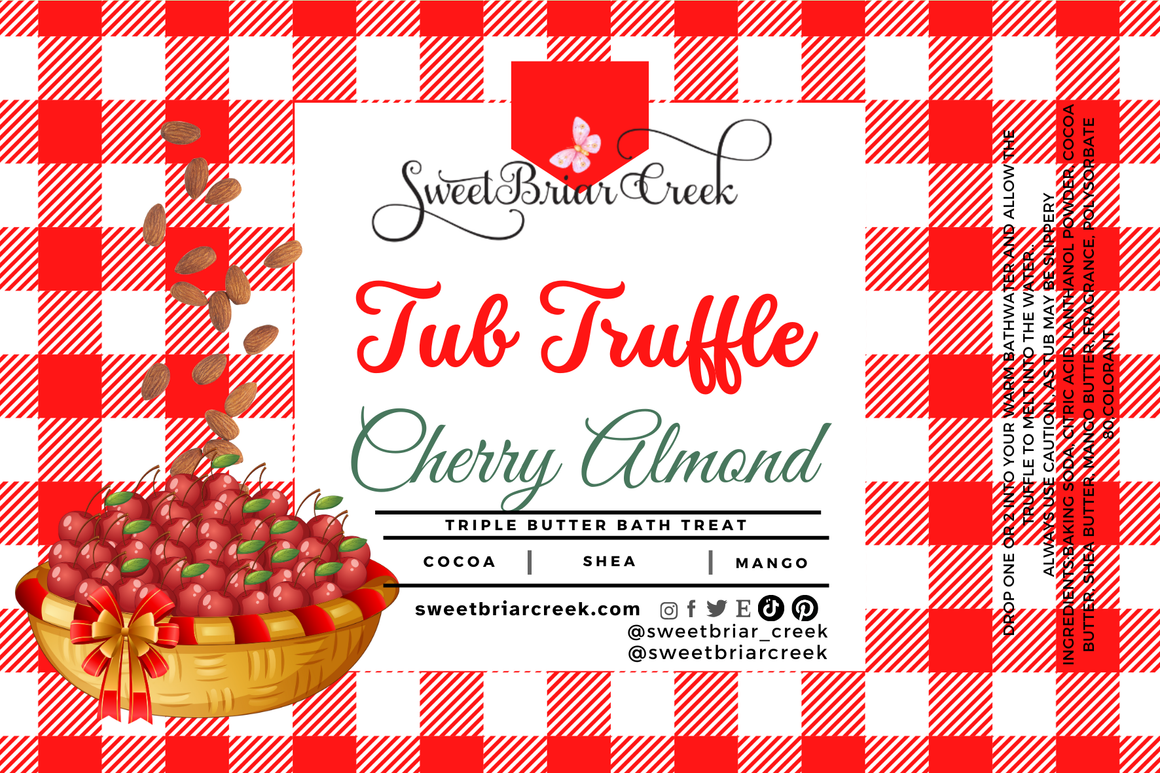 Cherry Almond Bath Butter Tub Truffles