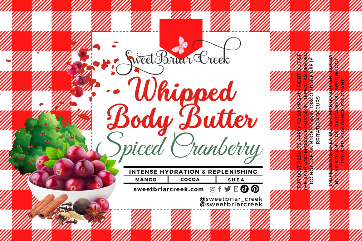 Spiced Cranberry Whipped Body Butter