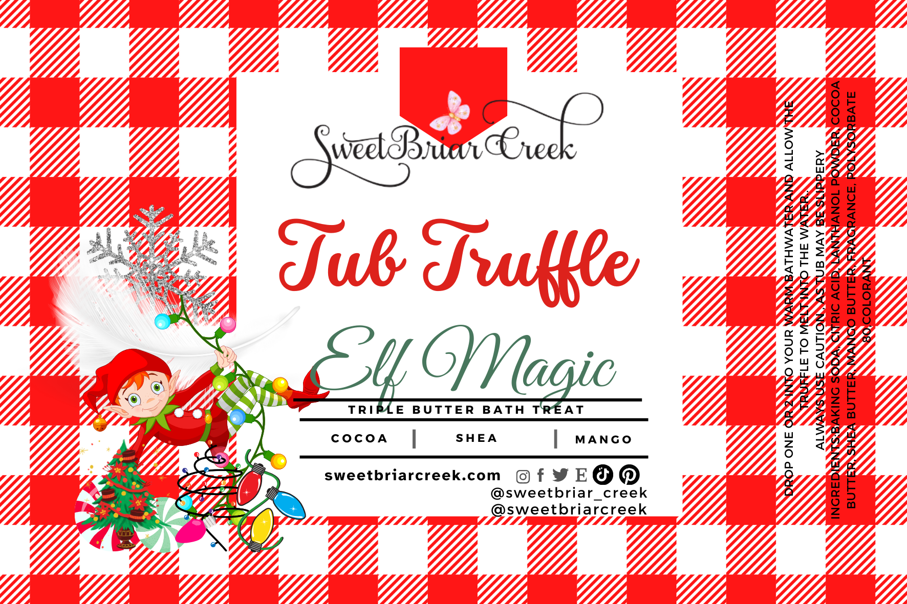 Elf Magic Bath Butter Tub Truffles