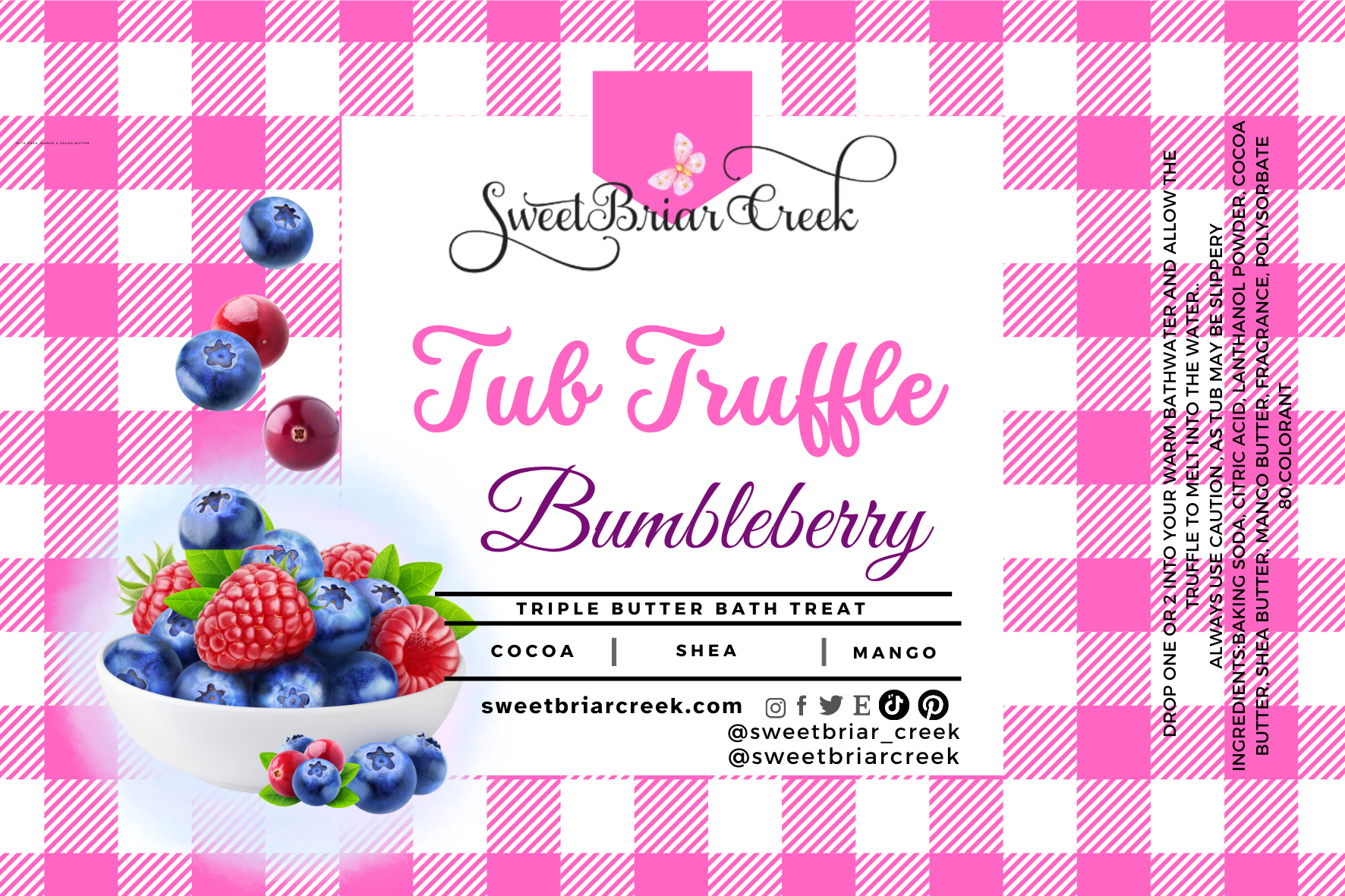 Bumbleberry Bath Butter Tub Truffles