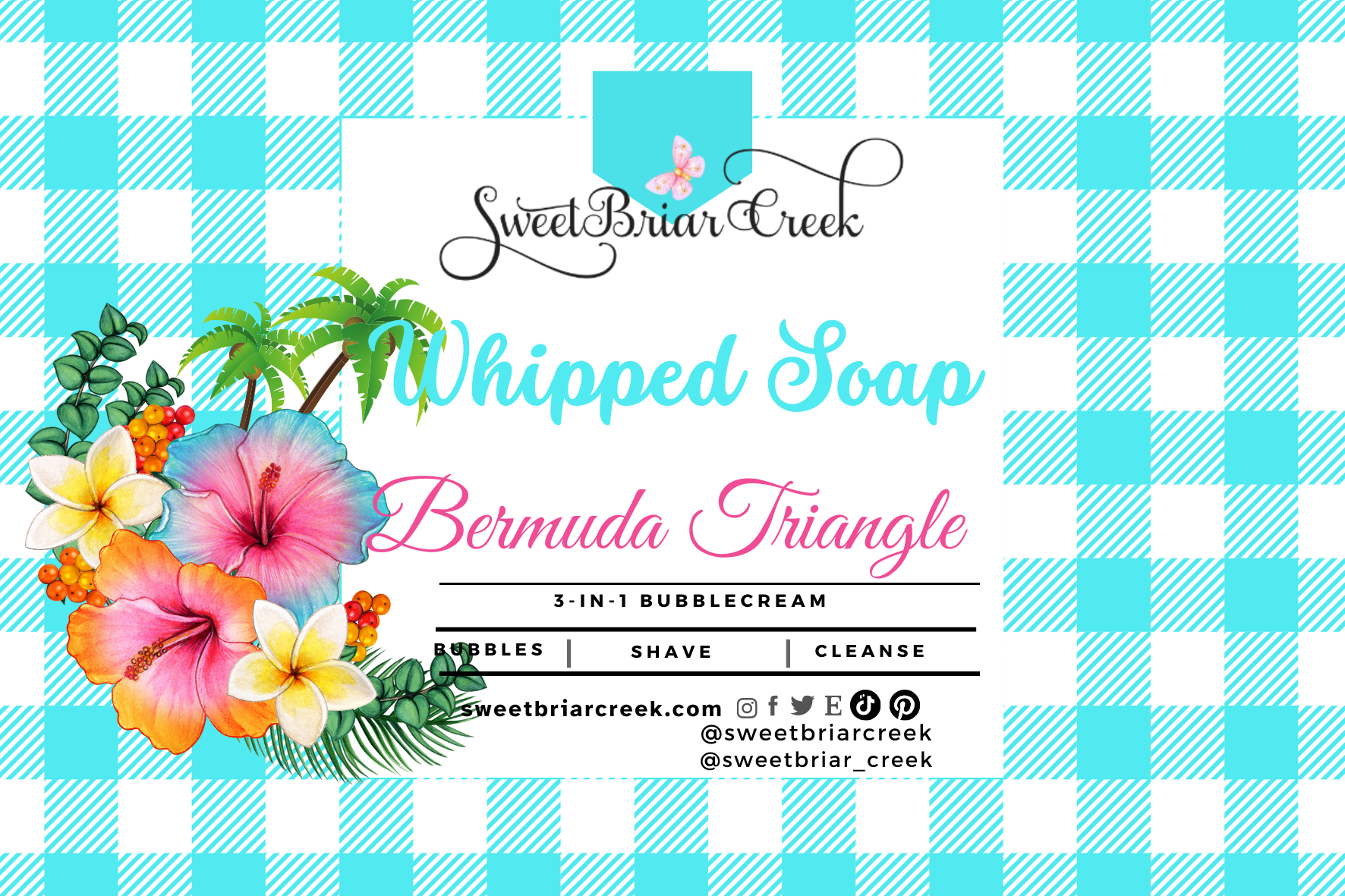 Bermuda Triangle Whipped Soap & Shaving Cream