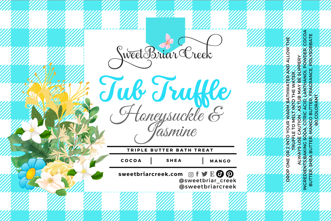 Honeysuckle Jasmine Bath Butter Tub Truffles