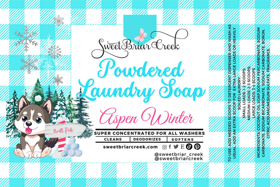 Aspen Winter Powdered Laundry Soap