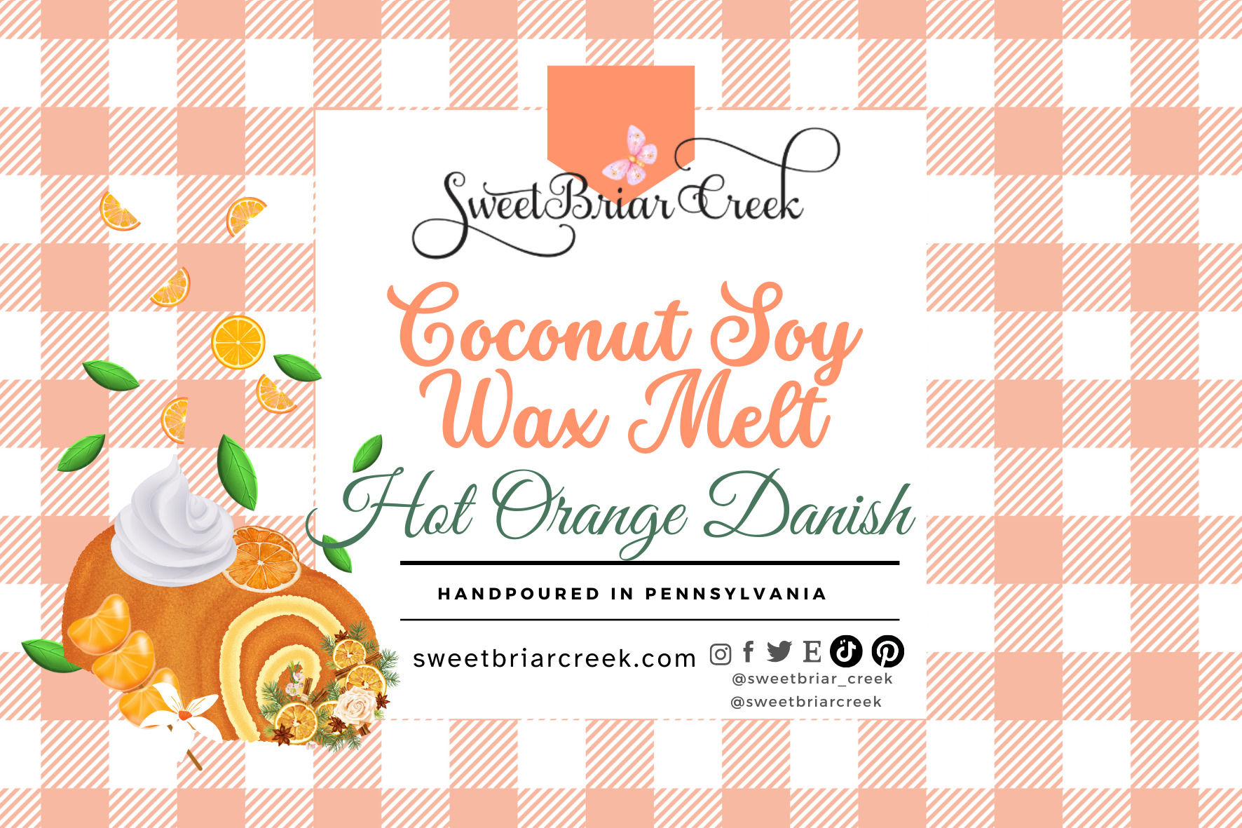 Hot Orange Danish Wax Melts