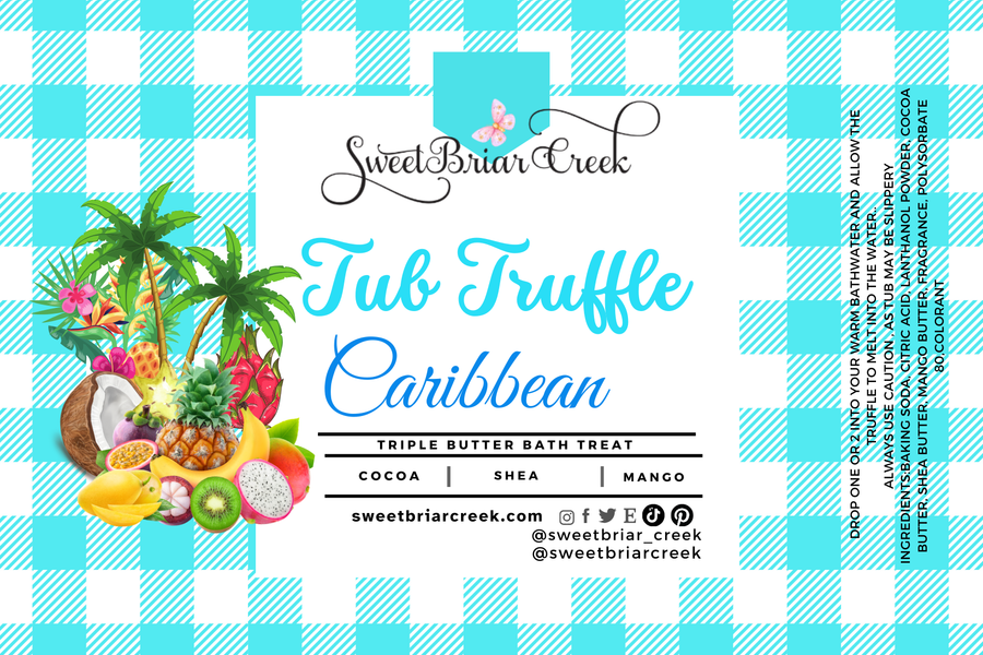 Caribbean Bath Butter Tub Truffles