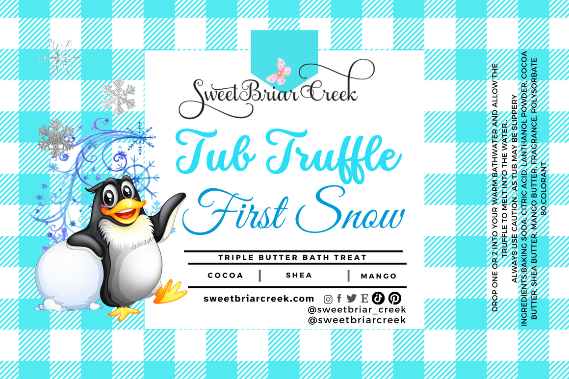 First Snow Bath Butter Tub Truffles