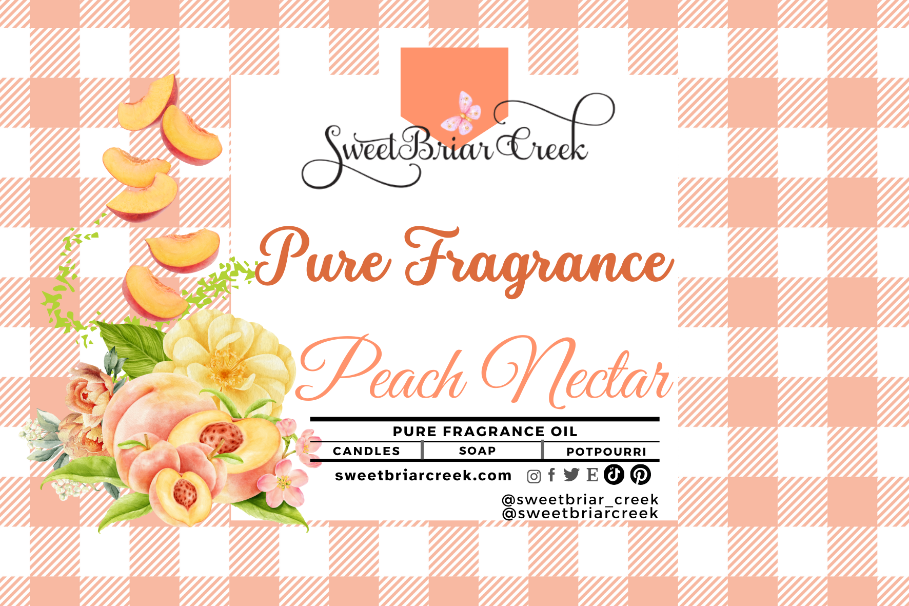 Peach Necter Pure Fragrance Oil