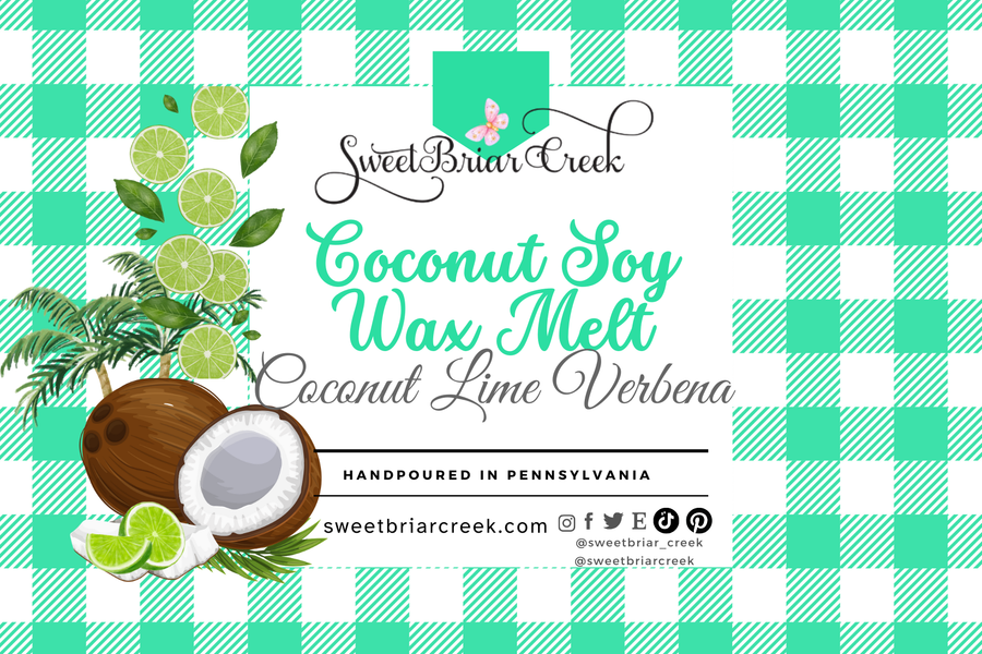 Coconut Lime Verbena Wax Melts