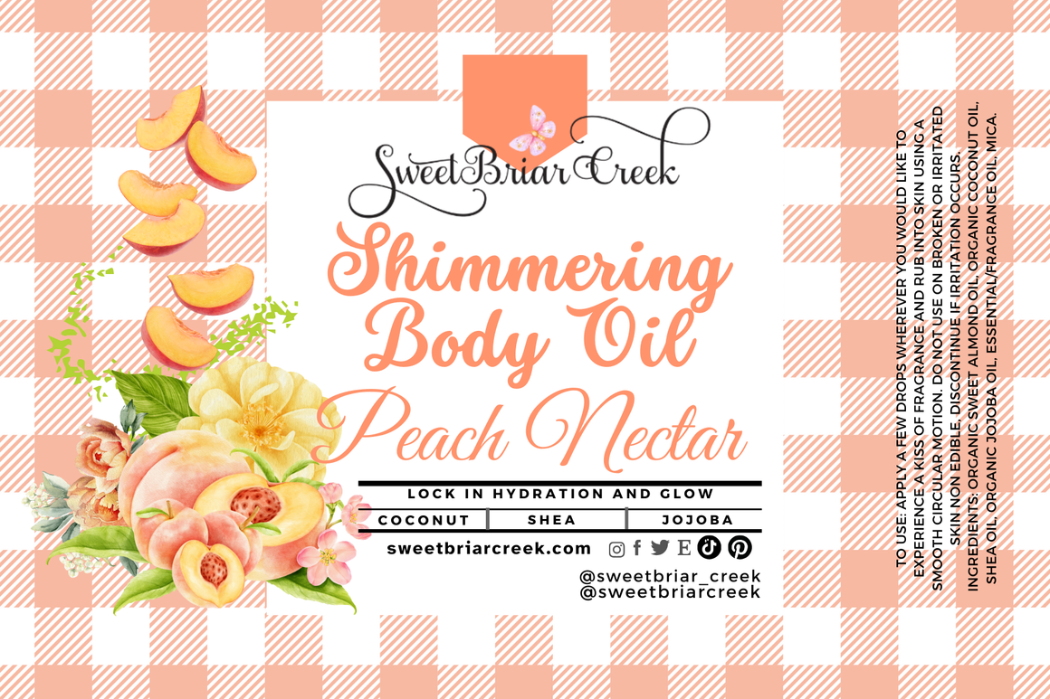 Peach Nectar Shimmering Body Oil