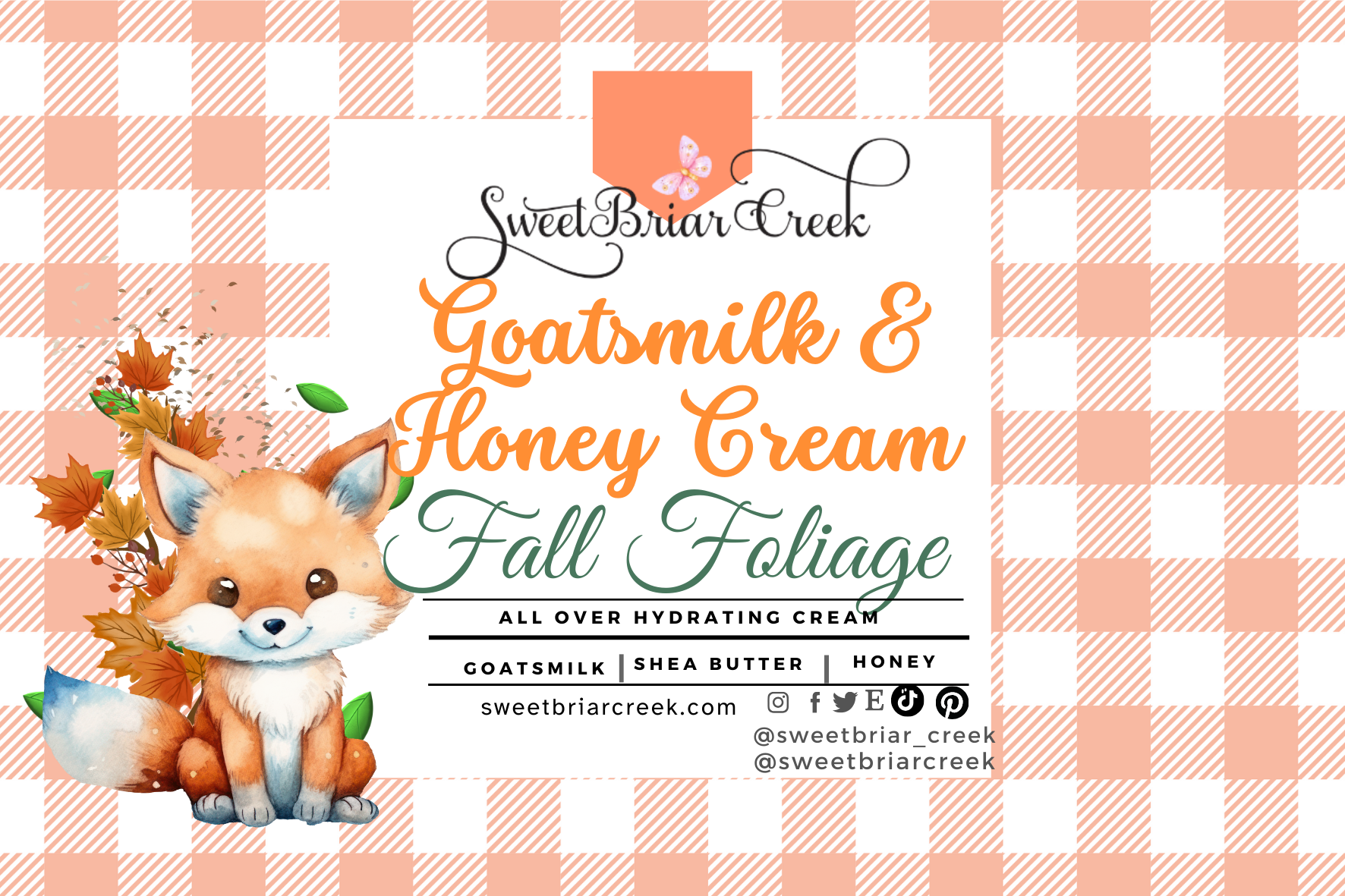 Fall Foliage Goat Milk & Honey Body Creme