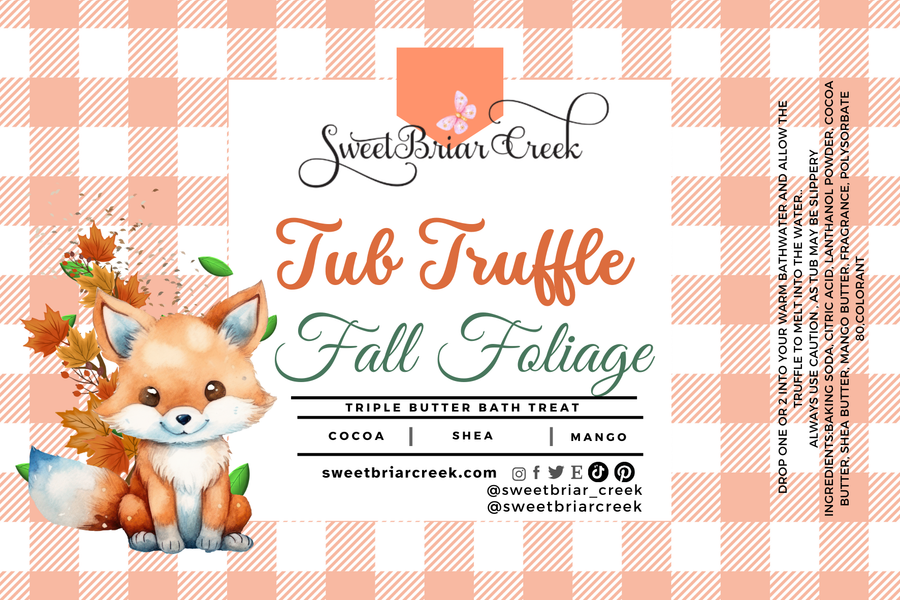 Fall Foliage Bath Butter Tub Truffles