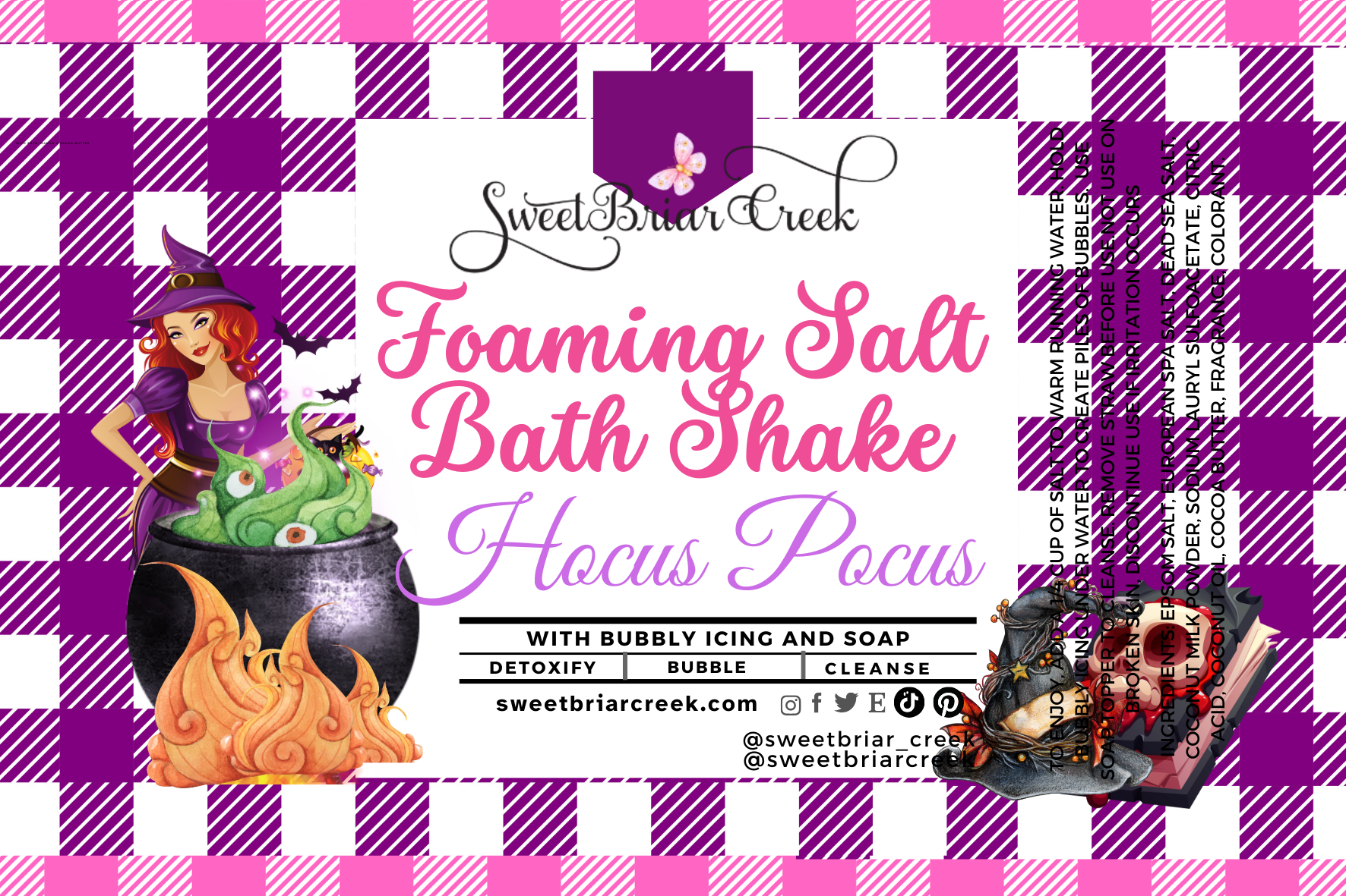 Hocus Pocus Foaming Salt Bath Shake