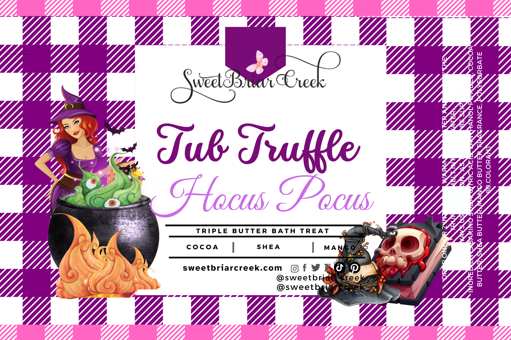 Hocus Pocus Bath Butter Tub Truffles