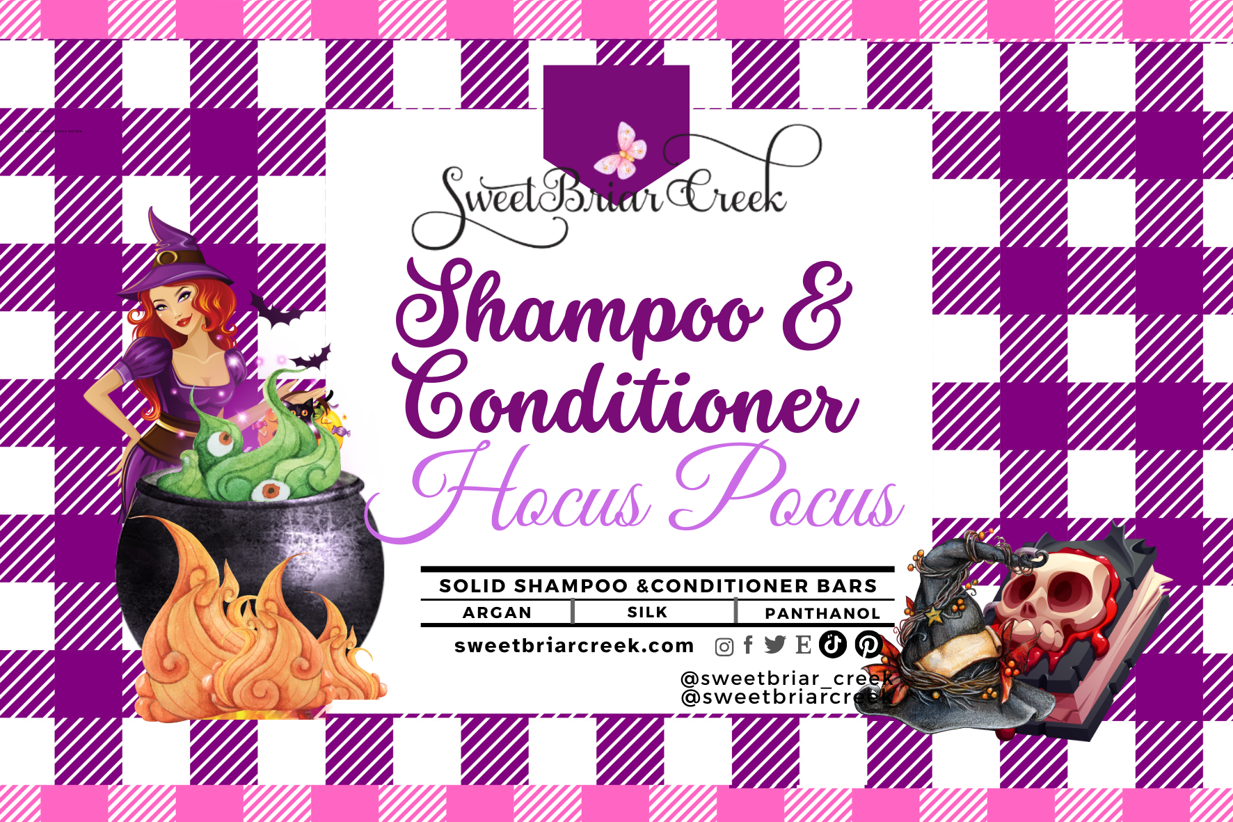 Hocus Pocus Shampoo & Conditioner Bars