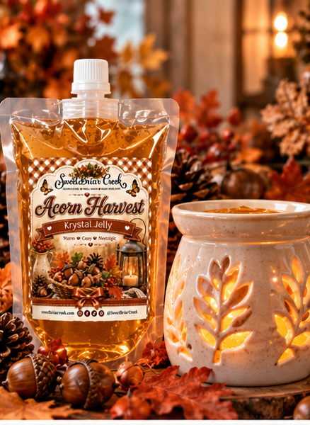 Acorn Harvest Krystal Jelly Squeeze for wax warmers.