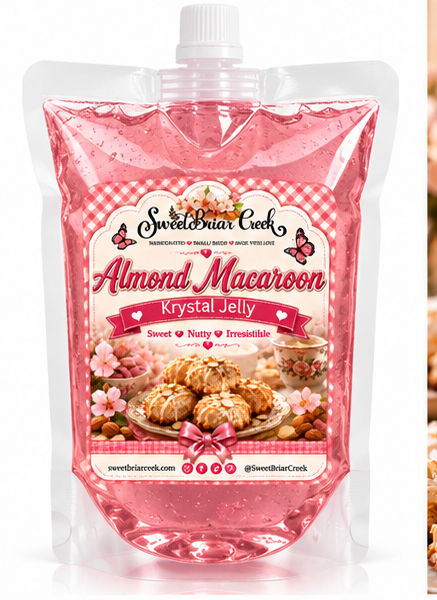 Almond Macaroon Krystal Jelly Squeeze for wax warmers.