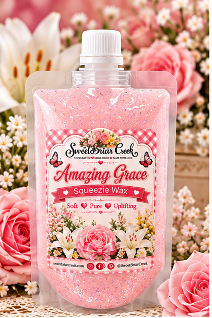 Amazing Grace Squeezie Pie Wax + Scoopable melts for Waxwarmer