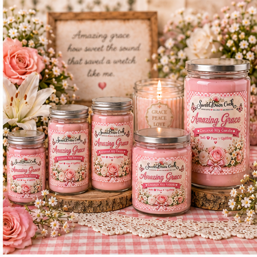 Amazing Grace Coconut Soy Candle
