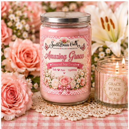 Amazing Grace Coconut Soy Candle