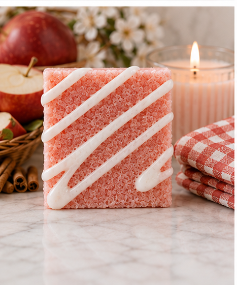Apple Cinnamon Bubbly Scrub Body Bars