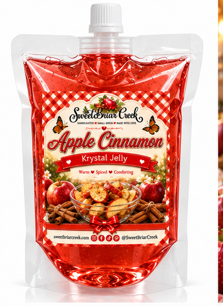Apple Cinnamon Krystal Jelly Squeeze for wax warmers.