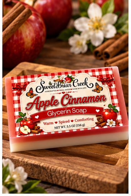Apple Cinnamon Coconut Milk Glycerin Soap