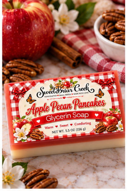 Apple Pecan Pancakes Coconut Milk Glycerin Soap